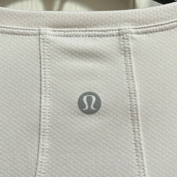 Lulu Lemon Abrasion Resistant Training Long Sleeve Shirt Cropped White Size M-L - Picture 4 of 7